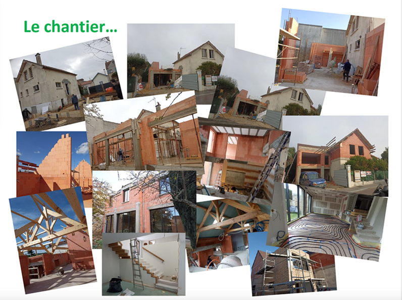 Les différentes phases du chantier