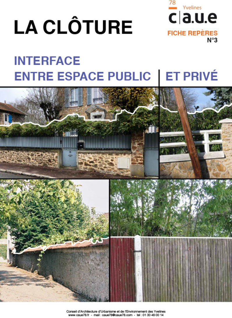 Fiche d'orientations pour la conception d'une clôture